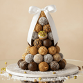 Sisterly Bites Protein Tower - 35 assorted protein balls with white bow