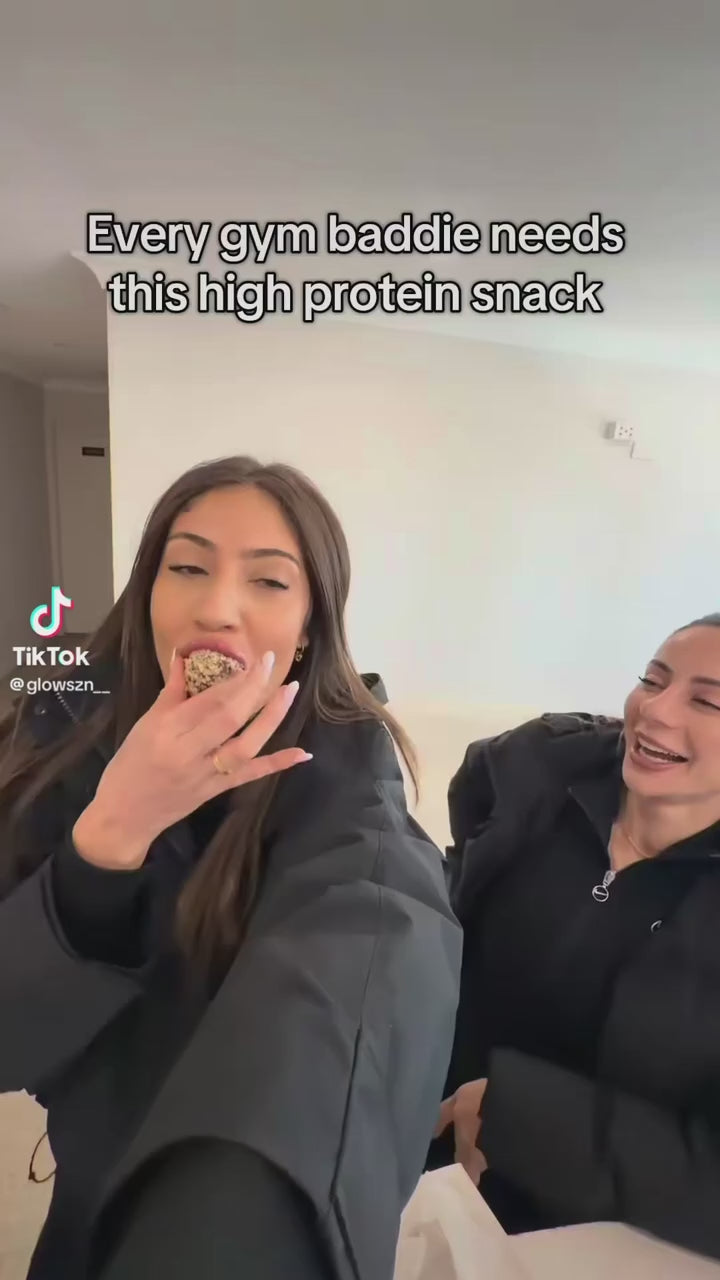 protein ball tasting by juliana from glow szn